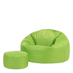 Classic Indoor Outdoor Bean Bag & Pouffe Chair | Lime