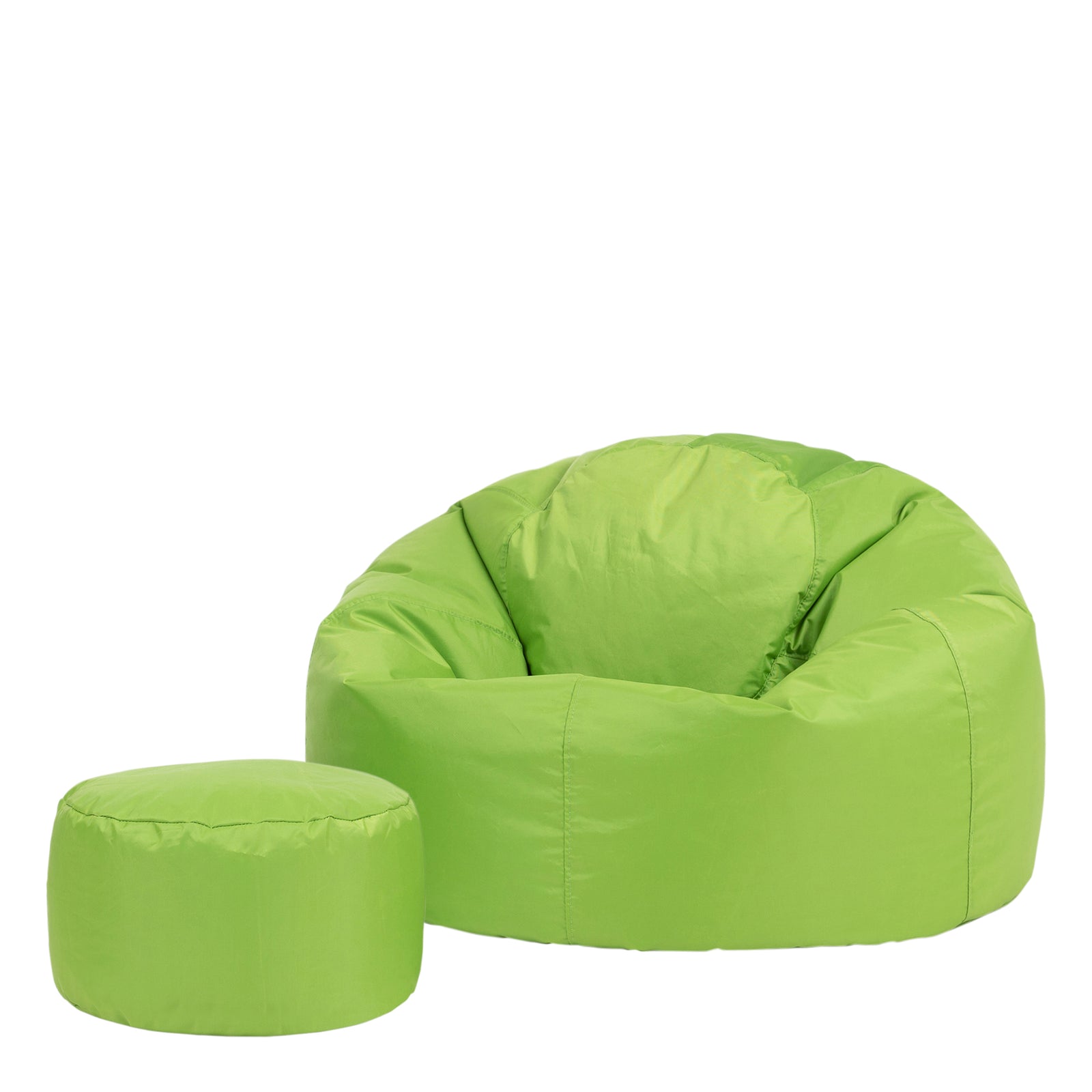 Classic Indoor Outdoor Bean Bag & Pouffe Chair | Lime