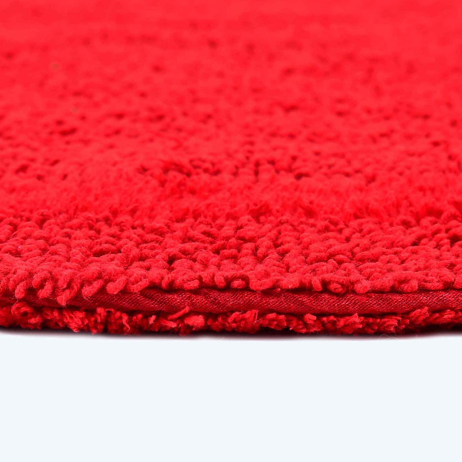 Luxury Reversible Cotton Bath Mat | Shower Mat | Red