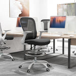 Mesh Drafting Chair, Ergonomic | Black