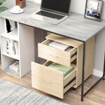 Pedestal Office Mobile Filing Cabinet 2 Drawer | One Size | Brown