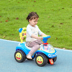 Aiyaplay Ride On Toy, Foot To Floor Design With Music, Light, Horn | Blue