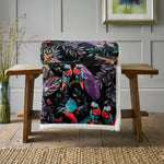 Snuggle Warm Fleece 140x180cm Throw Exotic Birds