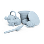5 Piece Silicone Beach Toy Bundle | Dove Grey