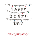 Personalised Birthday Card Official Product