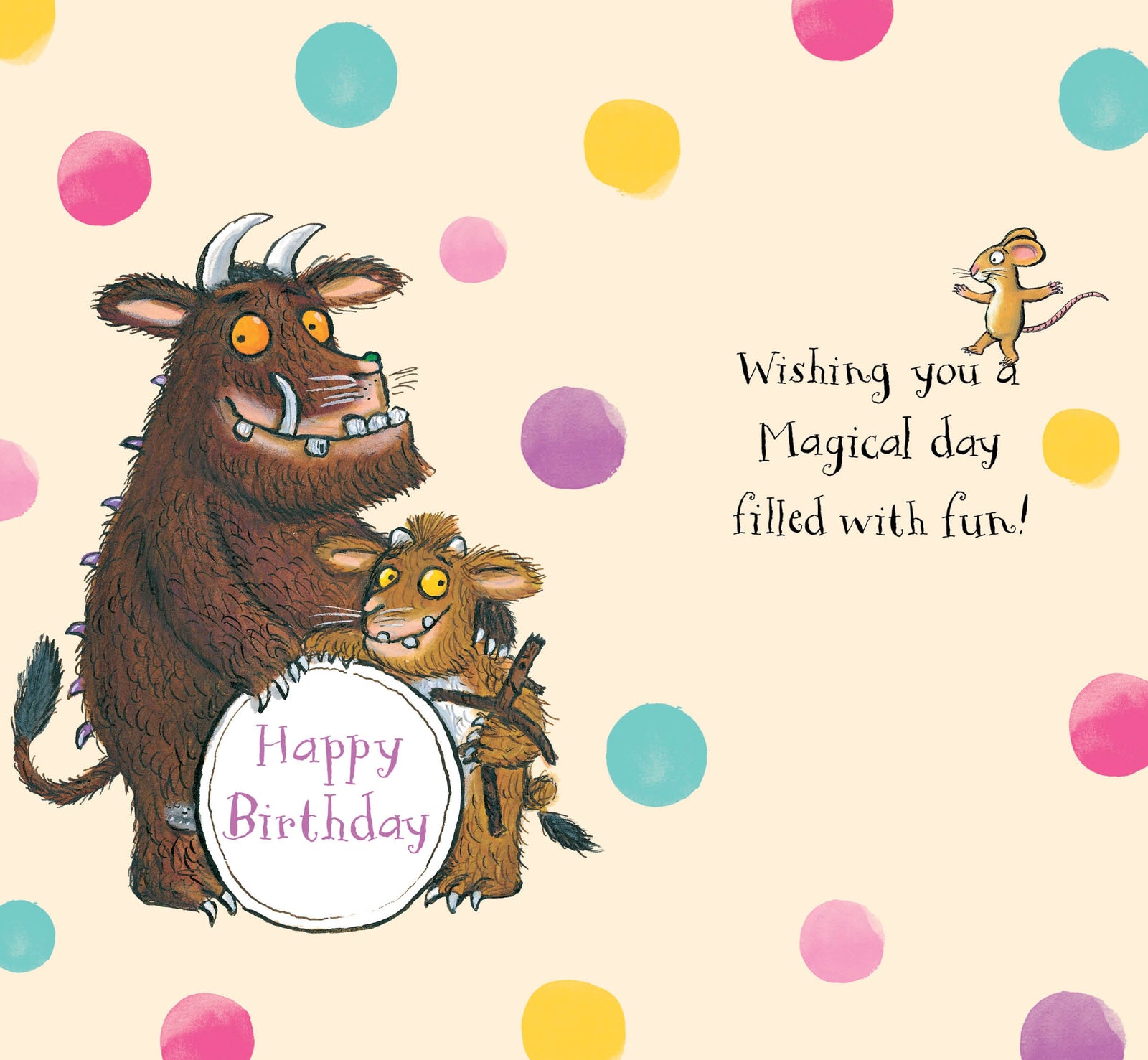 The Gruffalo Fantastic Sister' Birthday Card Official Product