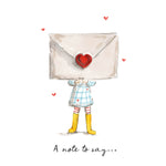 Blank Card, Birthday, Valentines, Mother's Or Fathers Day Official Product