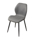Set Of 4 Chic Dining Chairs | Grey