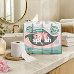 Toilet Roll, Spirits Of Tera – Quilted Soft 3-ply Tissue | 60 Rolls | White