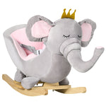 Baby Rocking Horse Elephant Rocking Chair Rocker Toy, For 18-36 Months