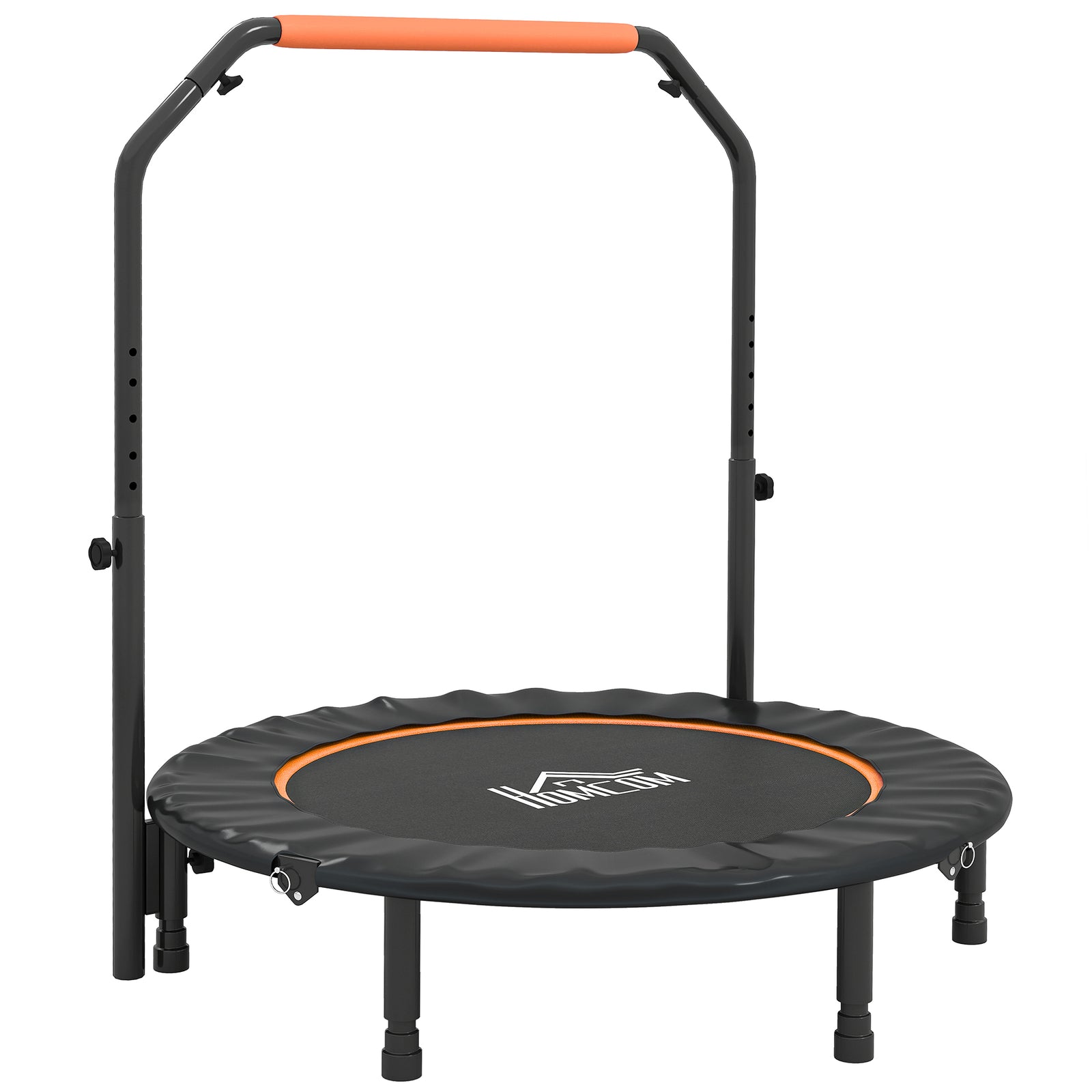 45 Foldable Mini Trampoline Fitness Trampoline Rebounder | Orange