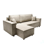 Darby Reversible Corner Sofa With Sofa Bed | Corner | Beige