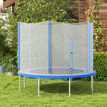 10ft Trampoline Net Replacement Safety Net W/ Zipped Door | Blue
