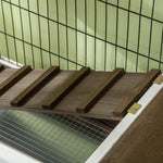 Wooden Rabbit Hutch, Small Animal House W/ Removable Tray, Openable Roof | Brown