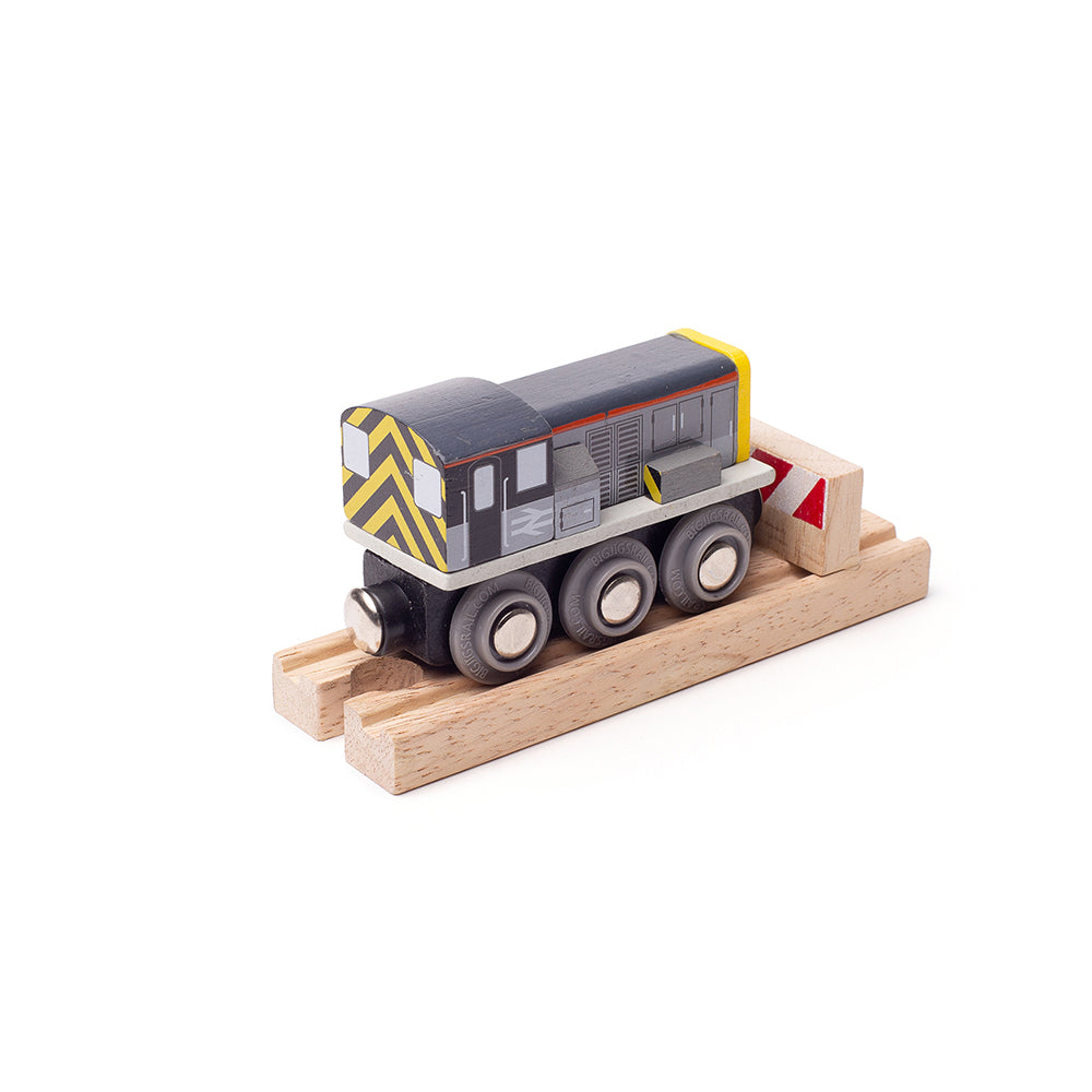 Bigjigs Toys Wooden Class 8 Diesel Shunter Train Engine