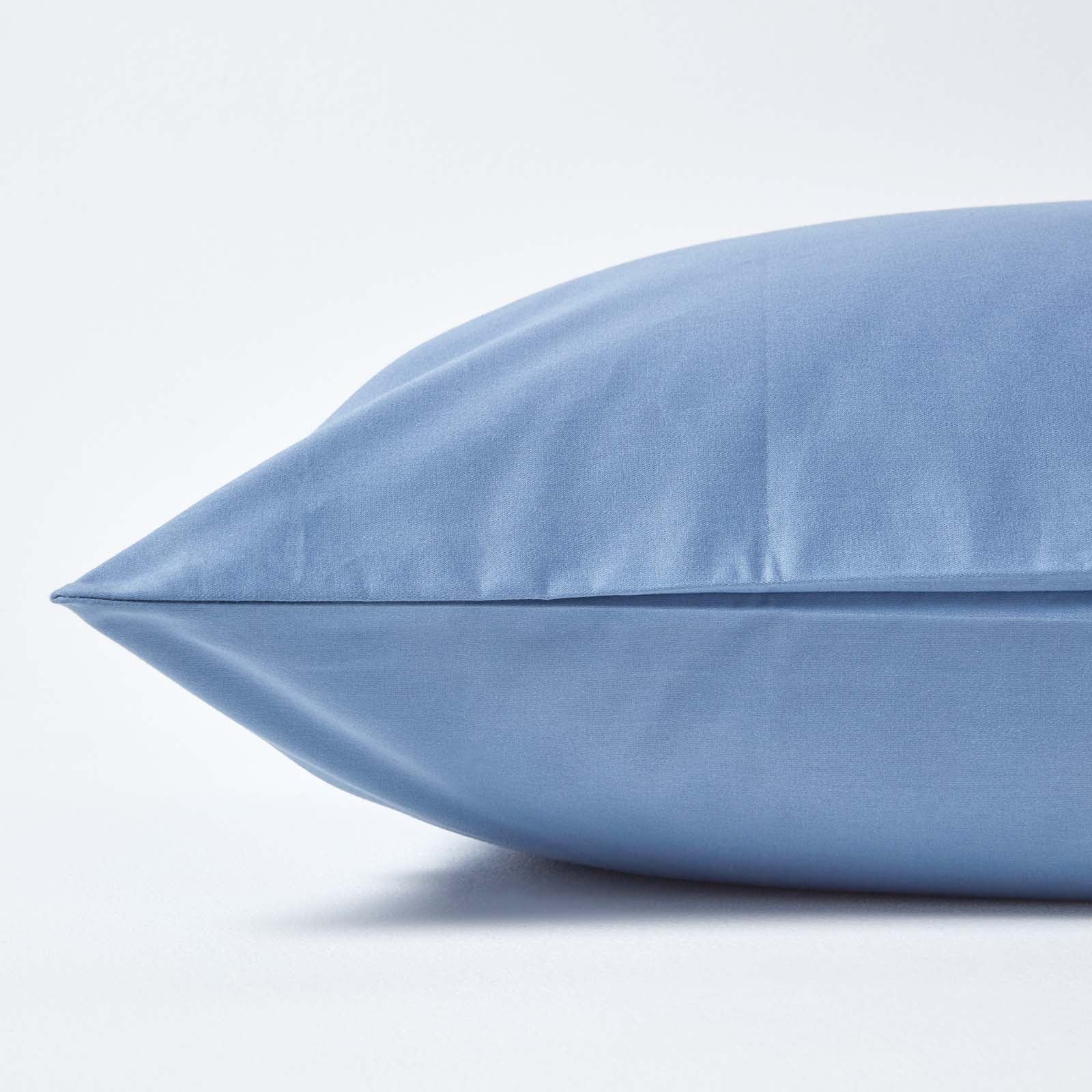 European Size Egyptian Cotton Pillowcase 1000 Tc | 40cm x 40cm | Airforce Blue