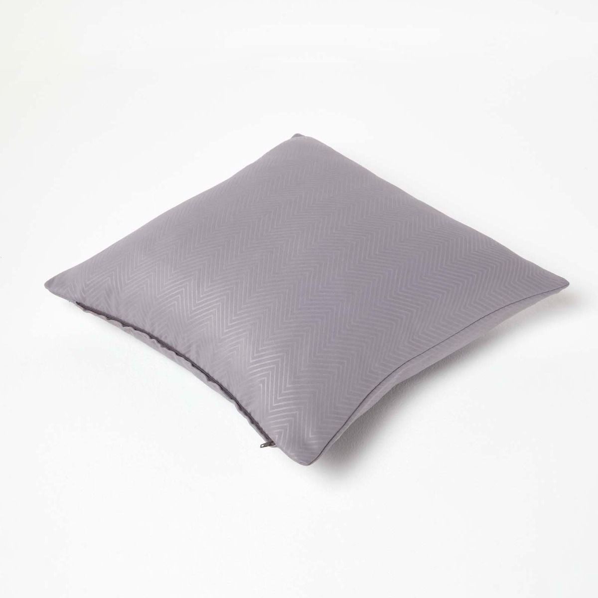 Herringbone Chevron Cushion Cover | 45cm x 45cm | Grey