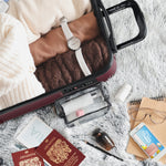 55x35x20cm Cabin Carry Bag Hard Shell Suitcase 100+ Airline Approved | Cabin | Burgundy