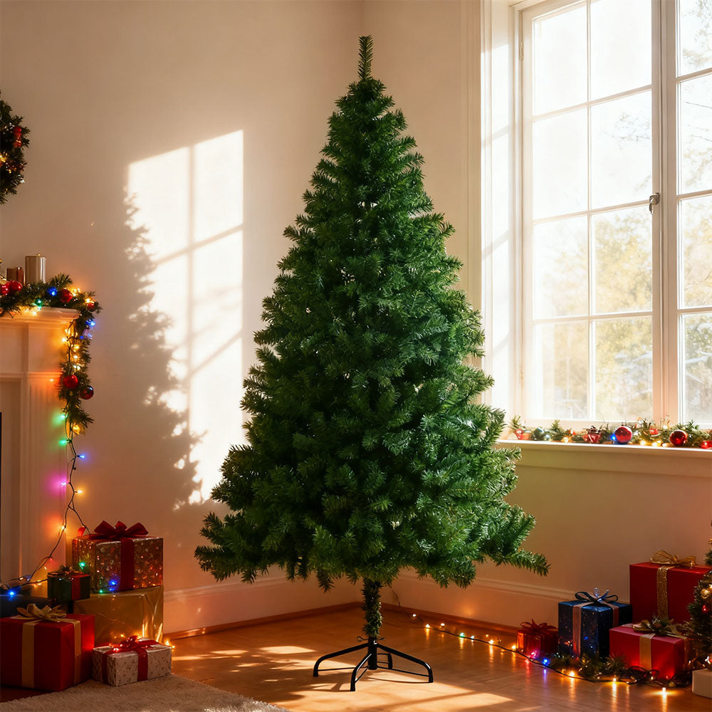 Green Artificial Christmas Tree With Metal Stand | 105cm | Green