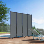 4 Panel Folding Room Divider,portable Privacy Panel