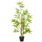 Set Of 2 120cm Artificial Bamboo Trees Plant With Pot