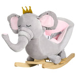 Baby Rocking Horse Elephant Rocking Chair Rocker Toy, For 18-36 Months