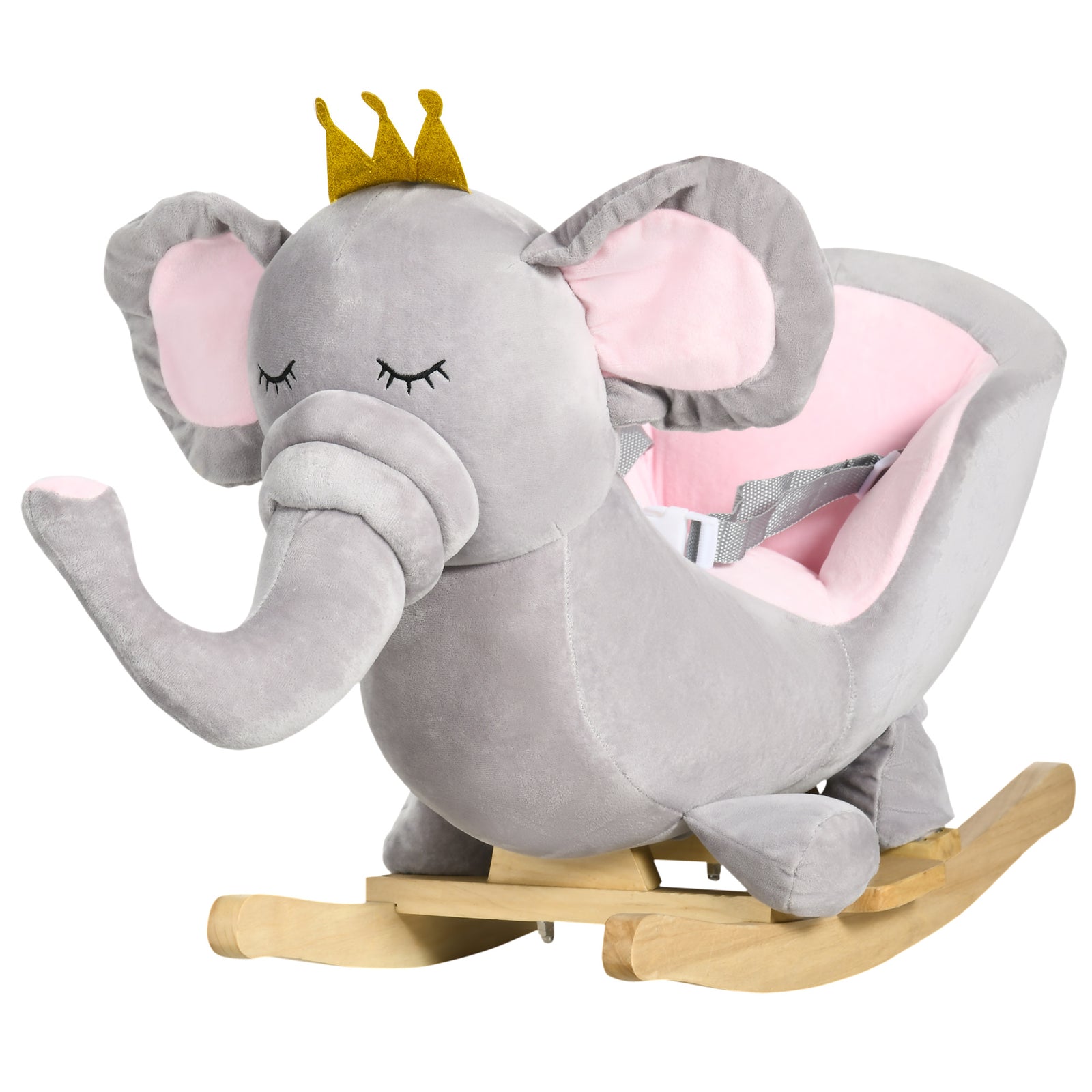 Baby Rocking Horse Elephant Rocking Chair Rocker Toy, For 18-36 Months