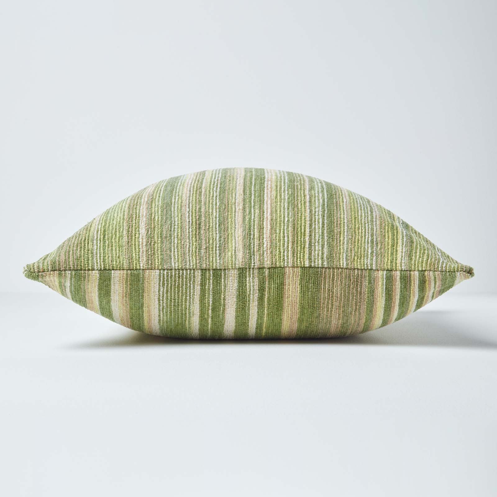 Cotton Chenille Tie Dye Cushion Cover | 45cm x 45cm | Green