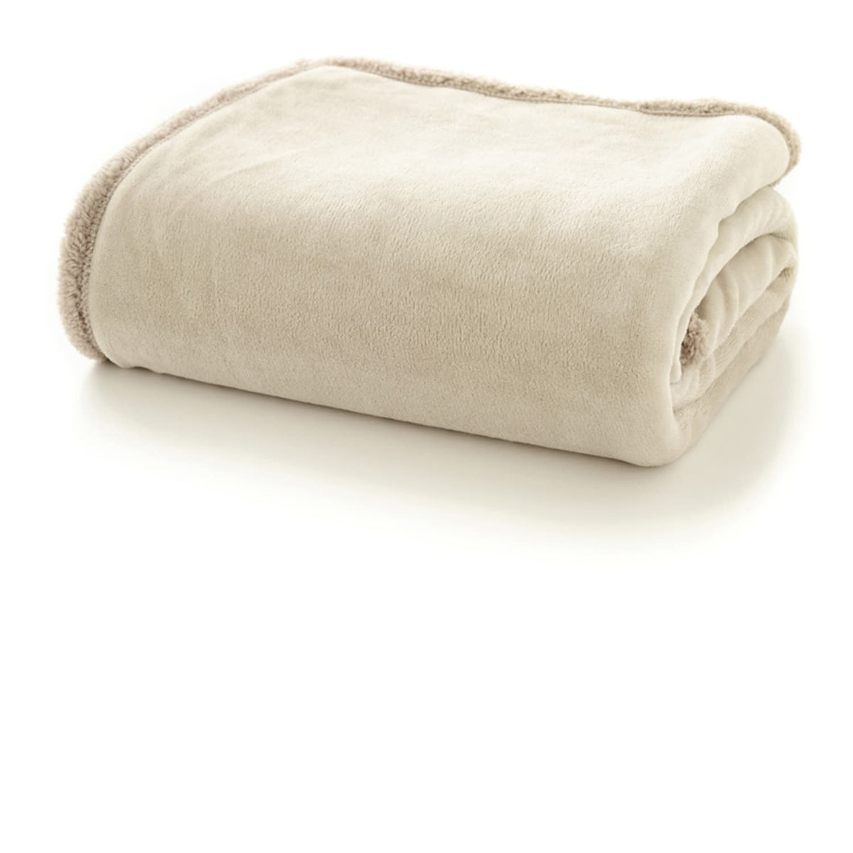 Hazelwood Sherpa Fleece Throw - 150cm x 200cm | 150cm x 200cm | Grey