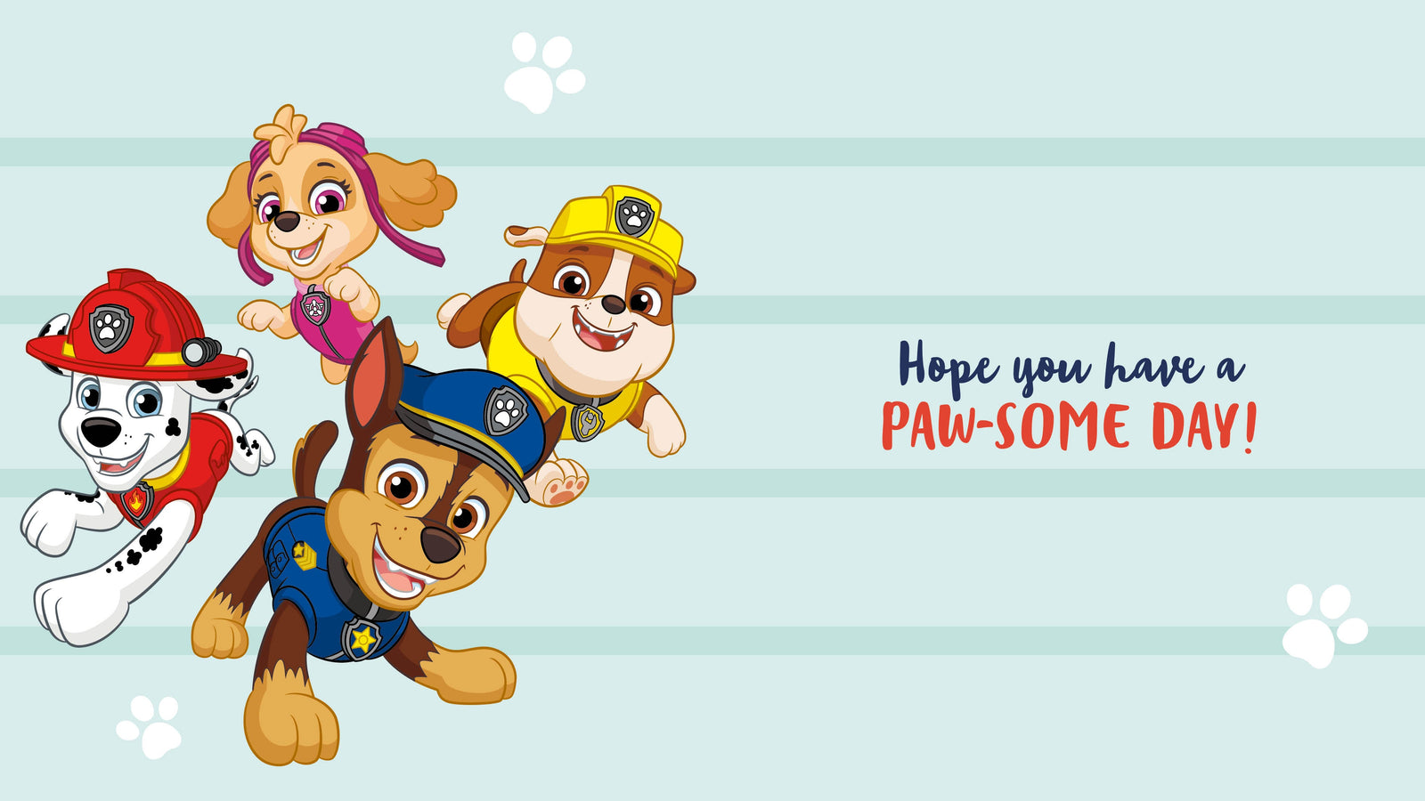 Paw Patrol Grandson Birthday Card Official Product