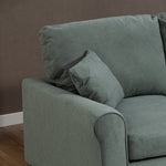 Lewiston Fabric Pull Out Sofabed | Duck Egg