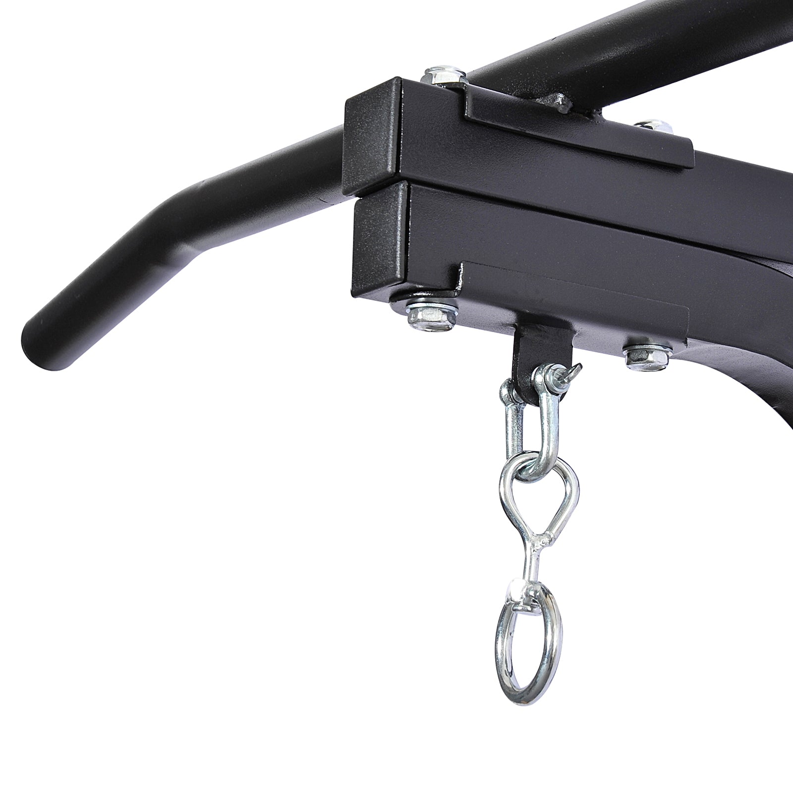 Heavy Bag Hanger Wall Mount With Chain & Swivel | Black