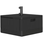 Outsunny Garden Parasol Base, Sand/water Filled Garden Umbrella Stand