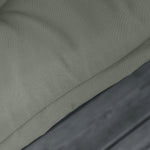 2pc Patio Chair Cushion Set, High Back Seat Pads W/ Pillow
