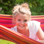 Tahiti Vulcano Cotton Single Garden Hammock With Bag