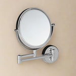 Wall Magnifying Mirror With Screws And Durable Metal For Bathroom