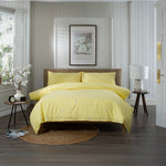 Tufted Daisy Duvet Cover Set – 100% Cotton, Soft, Breathable & Elegant Floral Bedding | Double | Yellow