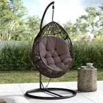 Thick Hanging Egg Swing Chair Seat Cushion | Dark Grey