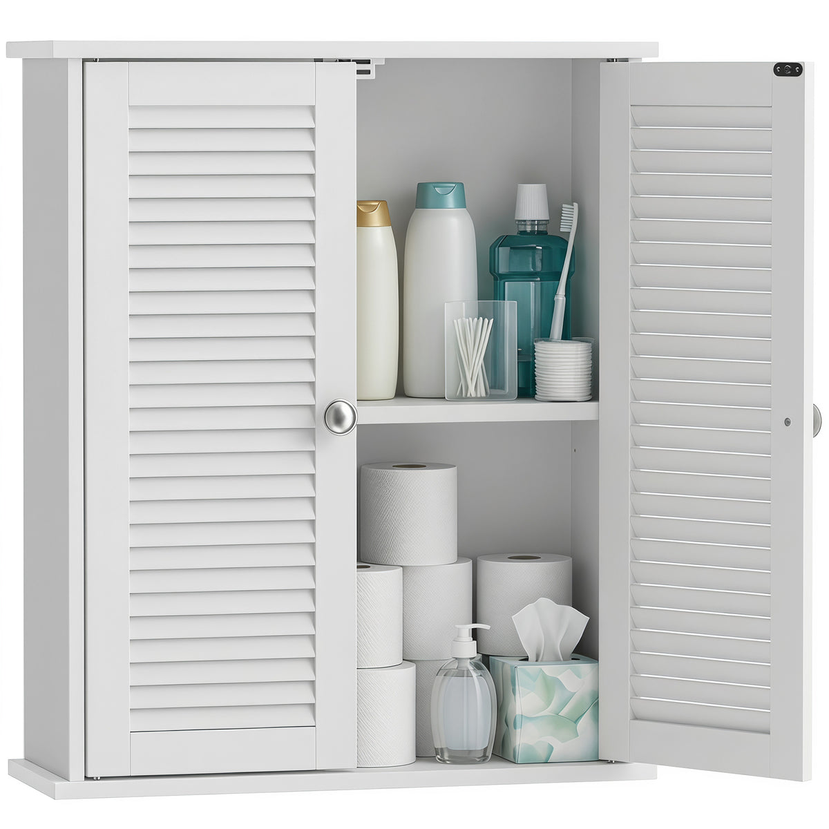 Bathroom Cabinet With Adjustable Shelf | White