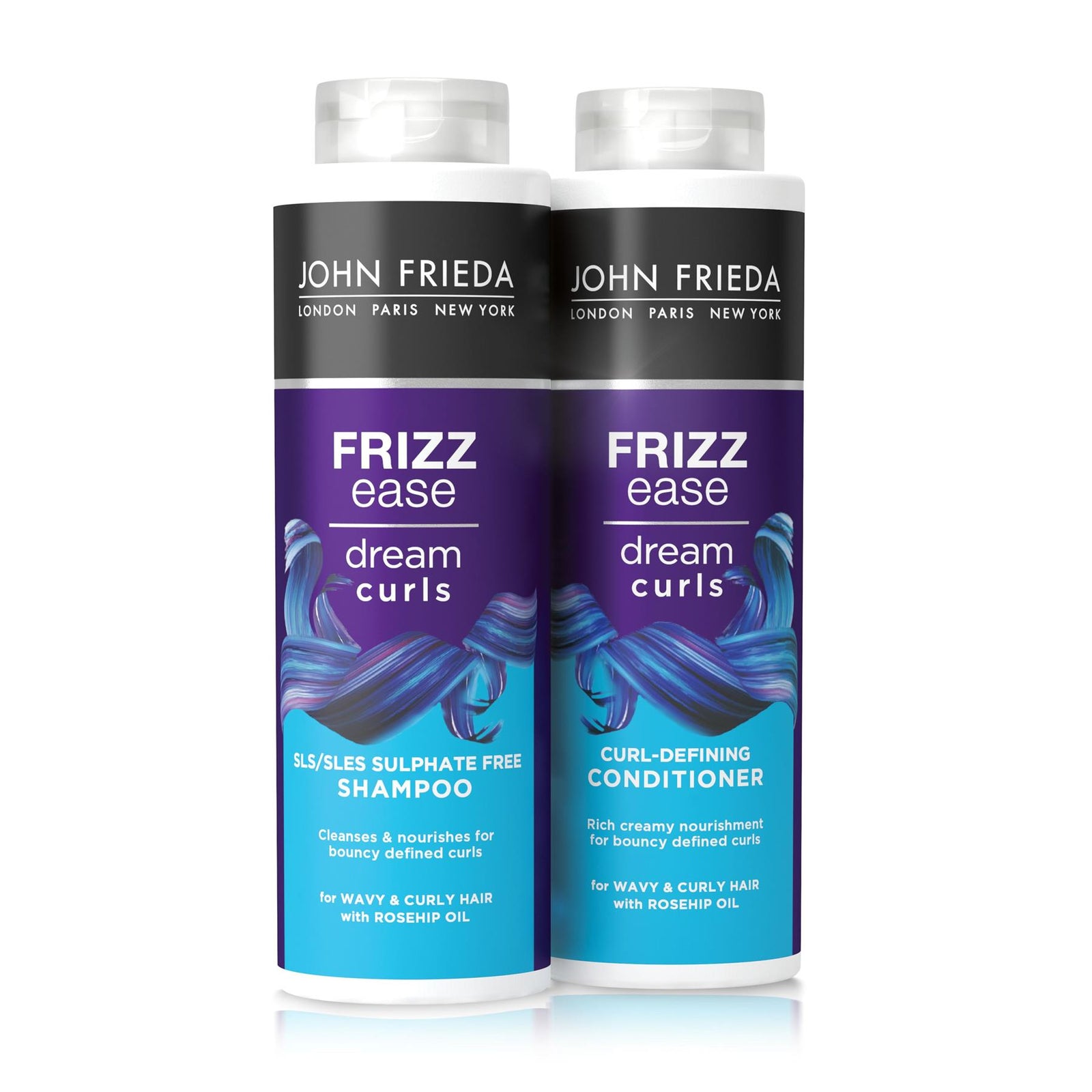 John Frieda Shampoo & Conditioner Duo Pack Frizz Ease Dream Curls, 500ml