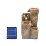 Freestanding Garden Falls Fountain Rockery Decor Solar Powered