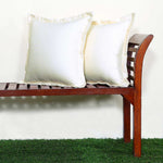 Plain Outdoor Cushion 45 X 45 Cm, Set Of 2 | 45cm x 45cm | Natural