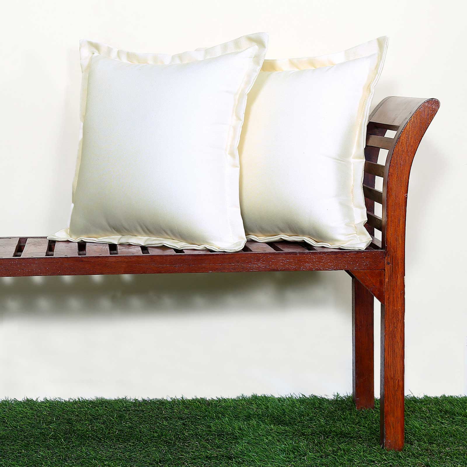 Plain Outdoor Cushion 45 X 45 Cm, Set Of 2 | 45cm x 45cm | Natural