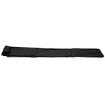 2pc Outdoor Beach Mat Steel Reclining Chair Set W/ Pillow | Black