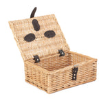 Wicker Buff 30cm Picnic Basket