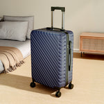 Lightweight Hardside Travel Suitcase With Spinner Wheels | Blue