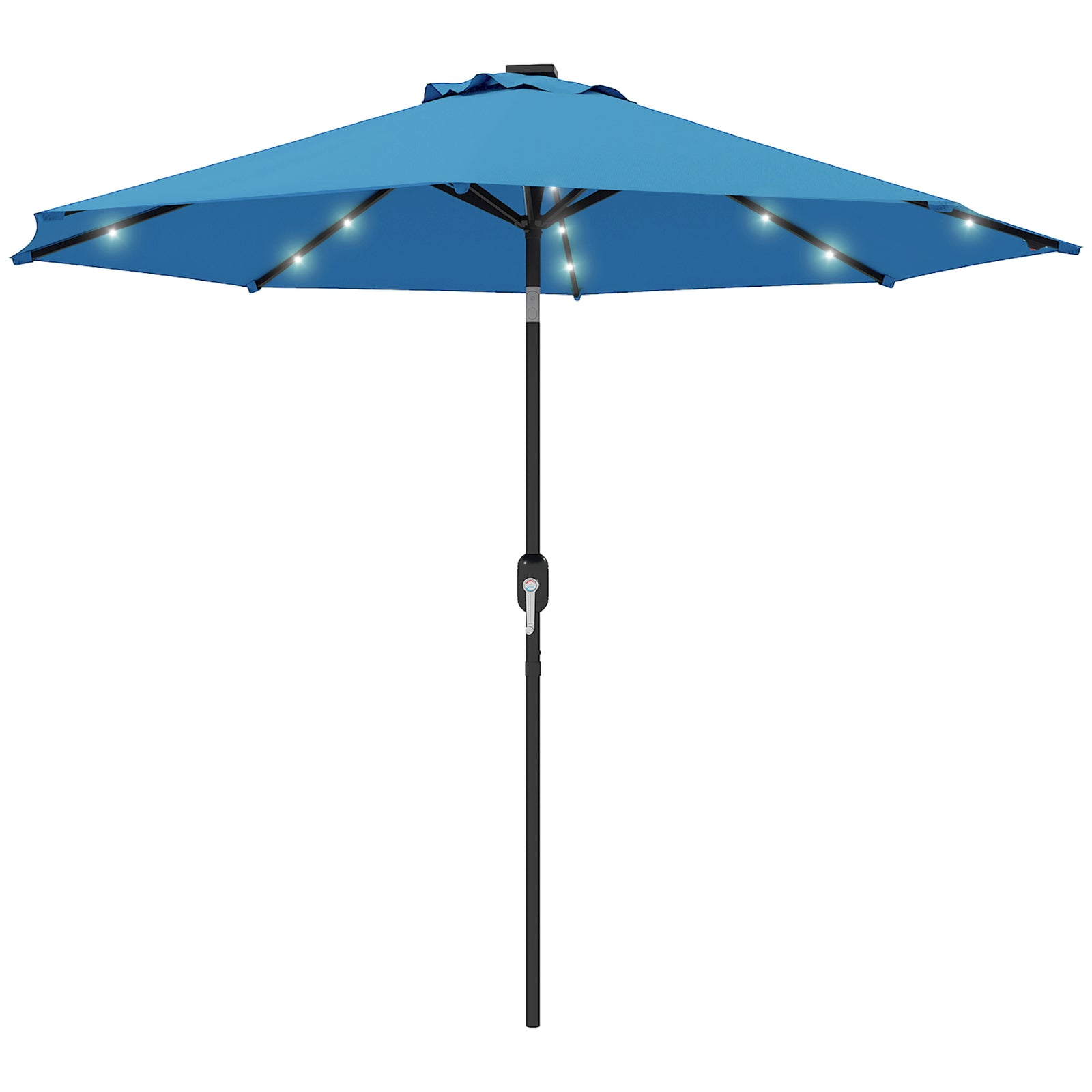 2.7m Patio Garden Umbrella, Outdoor Parasol