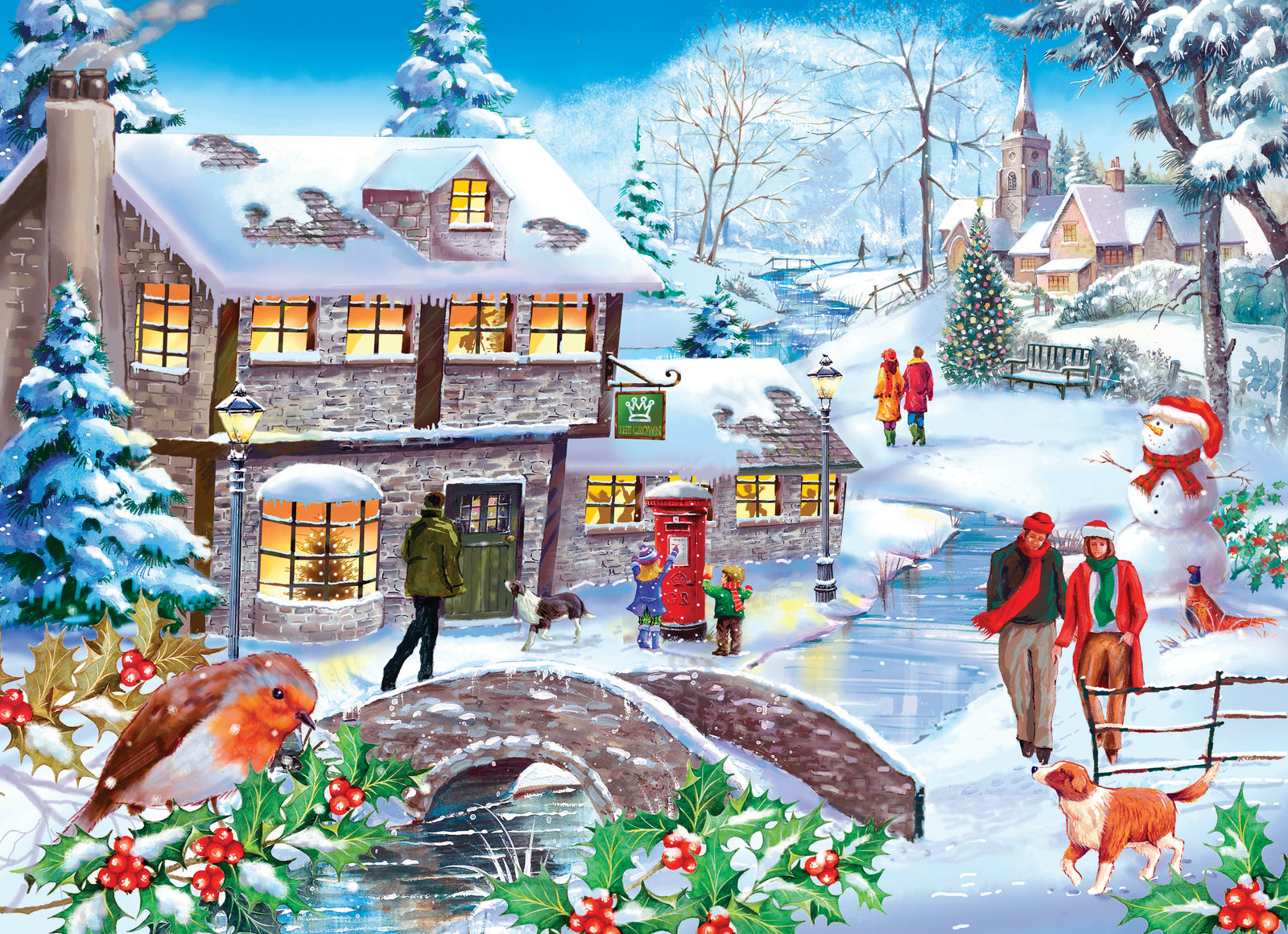 Winter Walk Jigsaw - Big 500 Piece Jigsaw Puzzle For Adults, With Extra Large Pieces