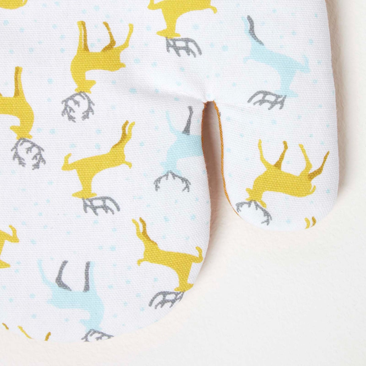 Majestic Stag Grey Christmas Oven Glove