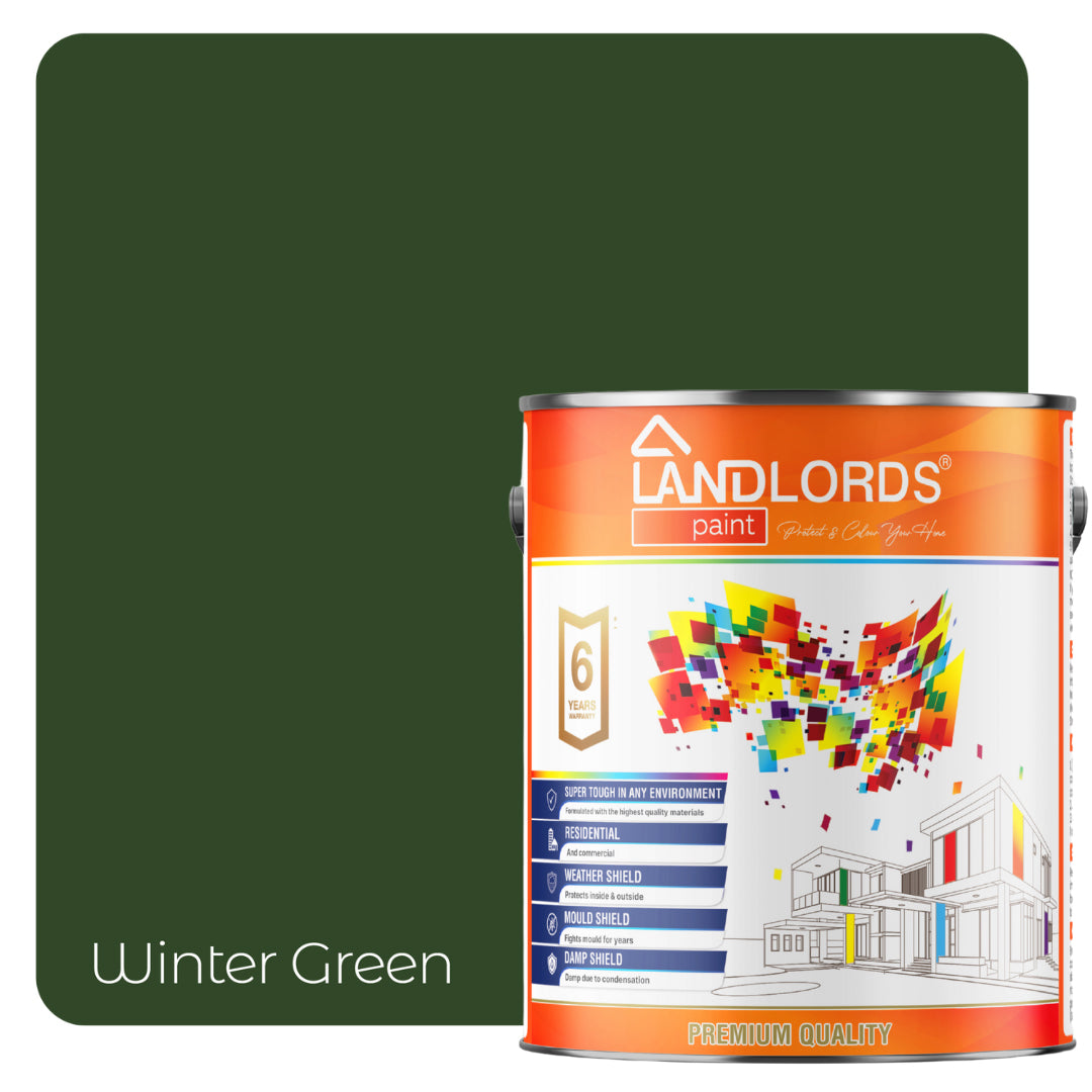 Roof Paint - Durable & Weatherproof Roof Protection | 5l | Winter Green